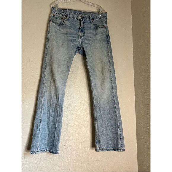 Levi's 527 Jeans Mens Blue Low Rise Bootcut  Western Rancher Size 33x30 - Picture 1 of 4